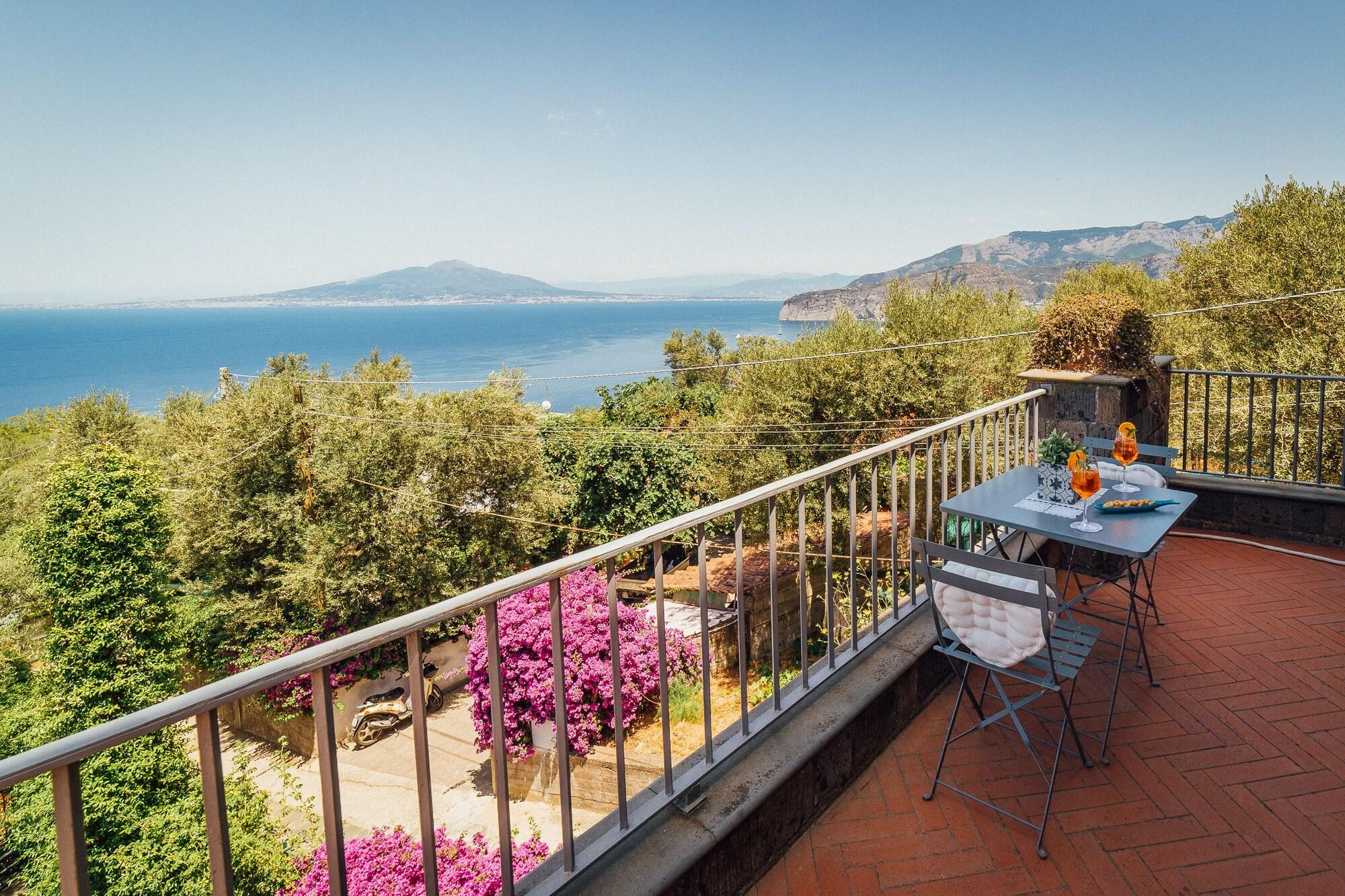 Villa Carolina Sorrento Private Heated Pool And Sea View * Sorrento