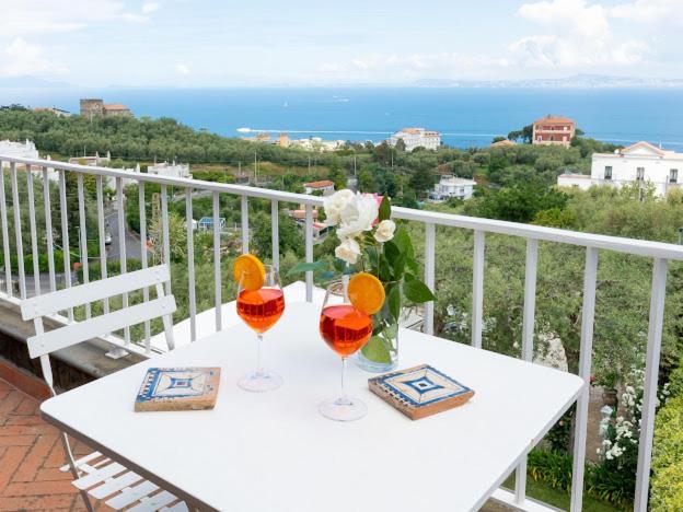 Villa Carolina Sorrento Private Heated Pool And Sea View Villa